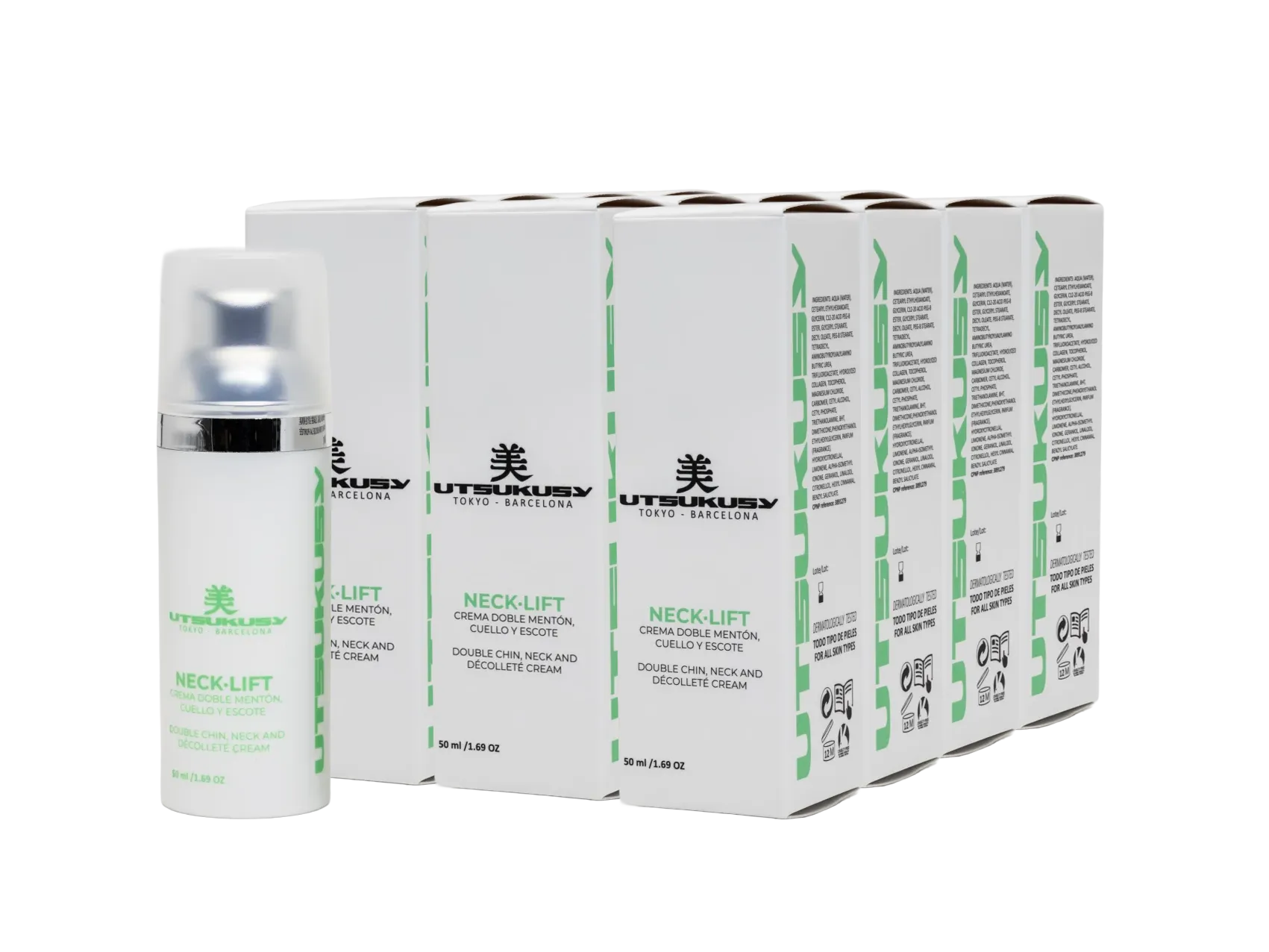 Expositor profesional crema Neck Lift