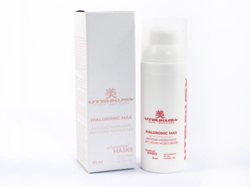 Expositor Hialuronic Max mascarilla antiedad