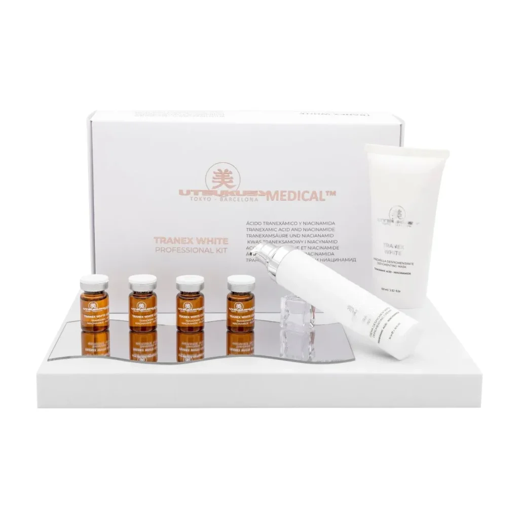 Kit Profesional Tranex White Utsukusy | Tratamiento Antimanchas Completo